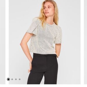 Club Monaco Textured Stripe Tee